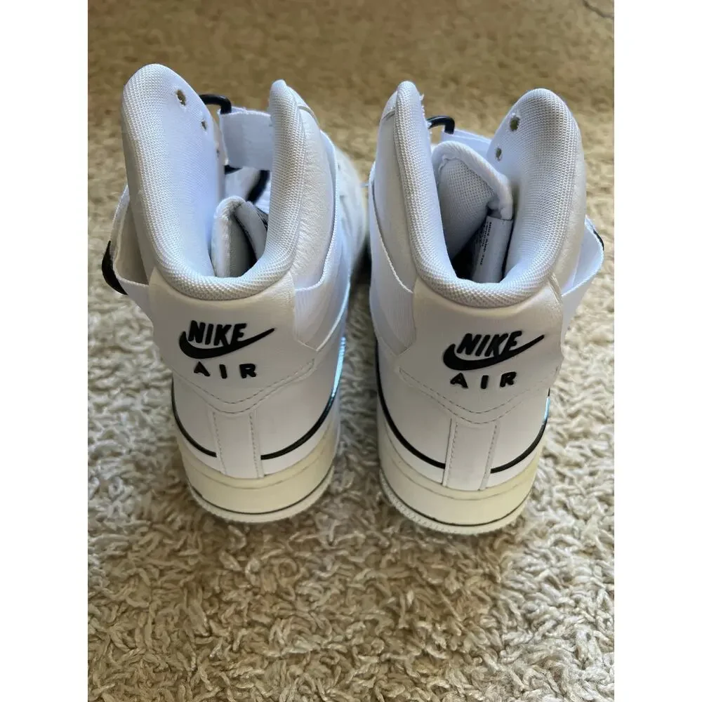 Nike Air Force 1 High LV8 Triple White Size 6 Youth Small